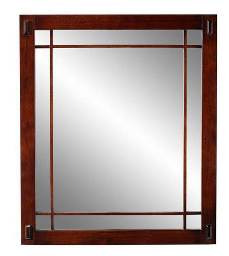 Artisan 26 in W x 30 in H Framed Rectangular Bathroom Vanity Mirror