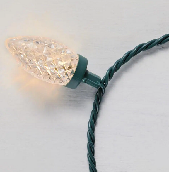 Home Accents Holiday 25 Warm White C9 LED Lights