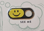 2 Pack Privacy Camera Lens Cover - Smiley Face/Pizza