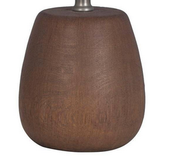 Threshold Table Lamp  Walnut Finish