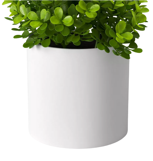 Boxwood Potted Faux Plant