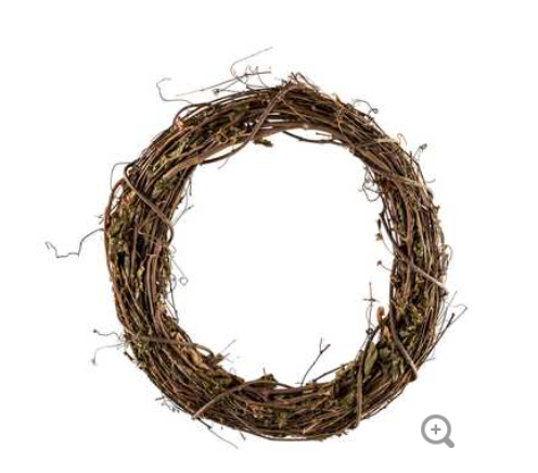 18 Inch Grapevine Wreath Round