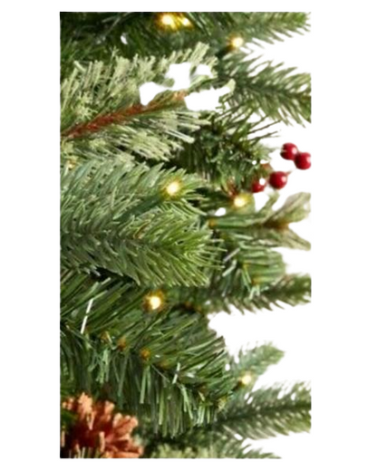 Home Accents Holiday 9 Foot Westwood Fir LED Pre-Lit Tree (T14) Open Box