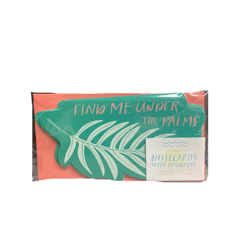 Palm Leaf Notecards with Envelopes