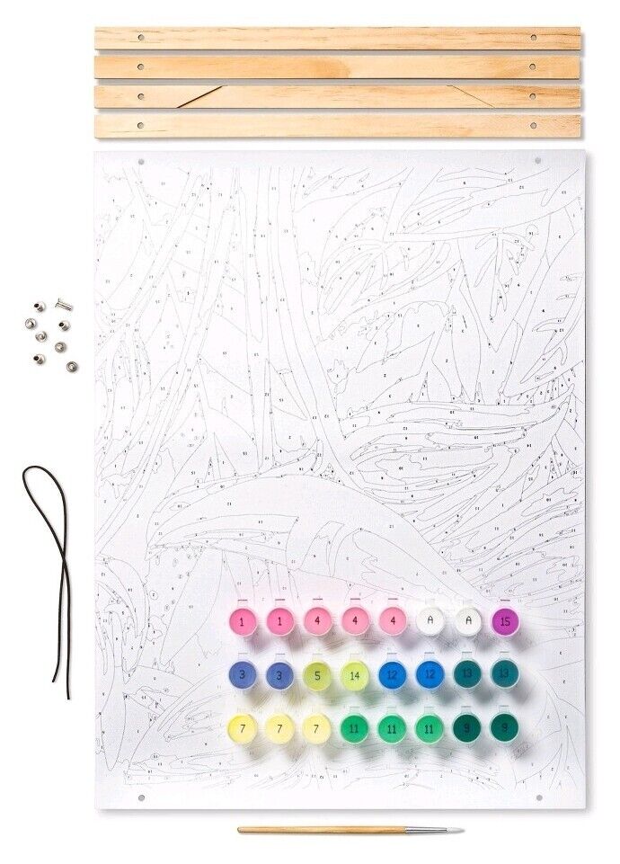 Mondo Llama Paint By Number Canvas Kit