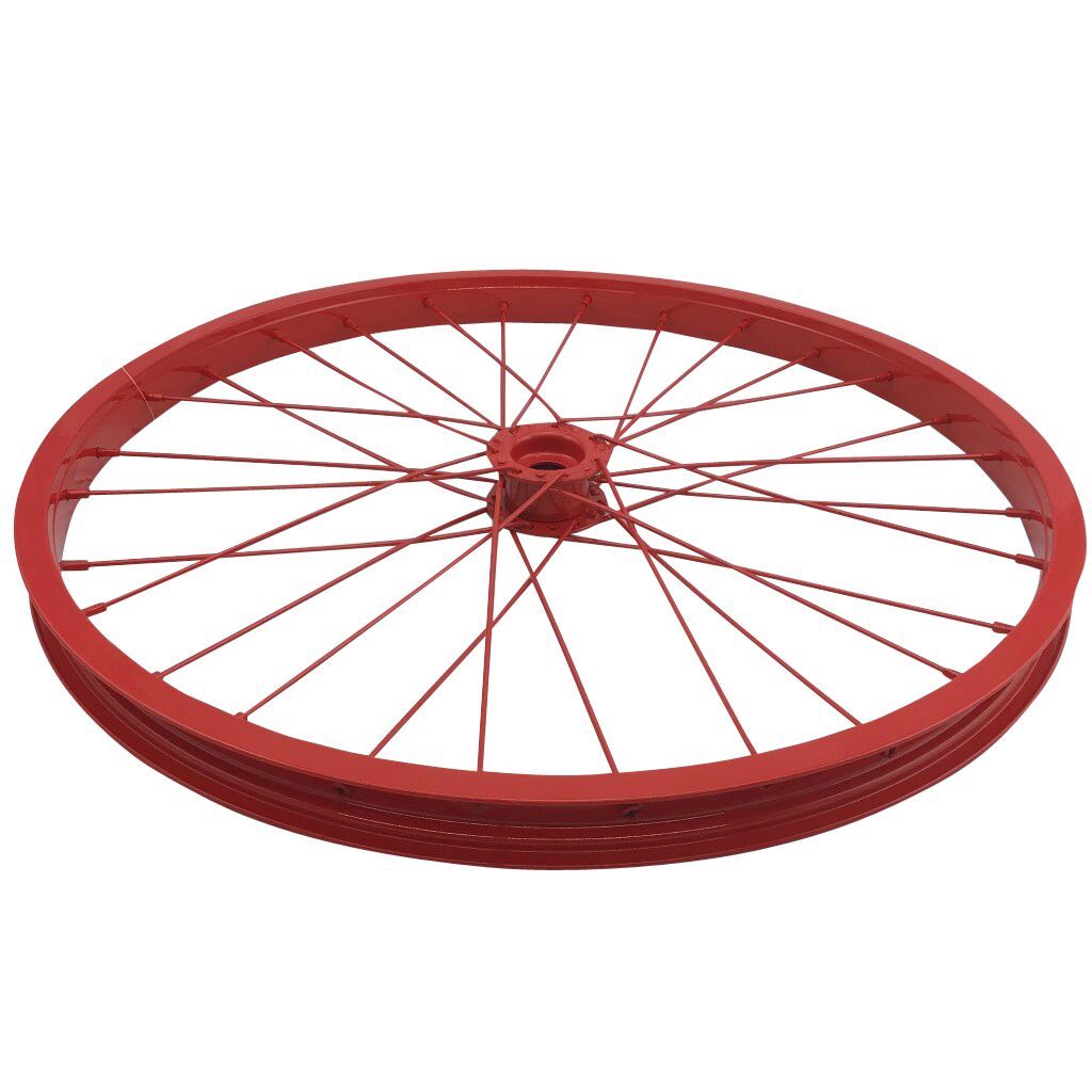 16.5 Inch Decorative Bicycle Rim Red