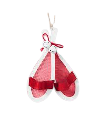 Wondershop Red And White Snow Shoe Ornament