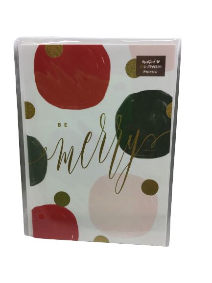 Minted Merry Dots Christmas Card