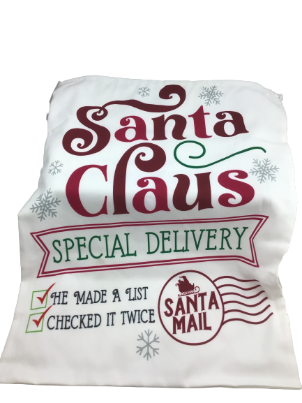 Fabric Santa Bag 4 Styles