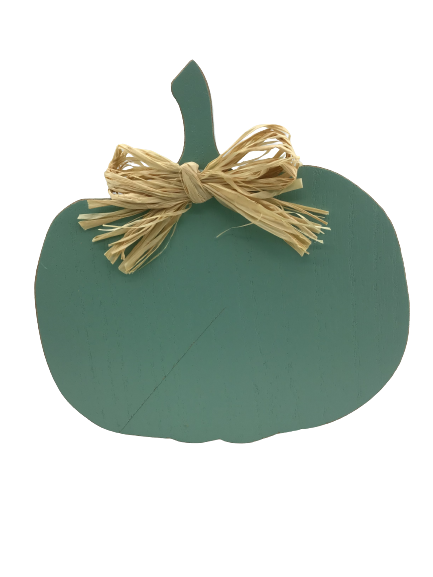 Blue And White Pumpkin Wood Block 3 Styles