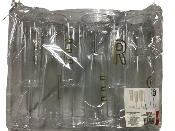 Cheers Champagne Six Pack Of Flutes