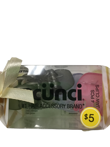 Scunci 4 Piece Jaw Clip Gift Set