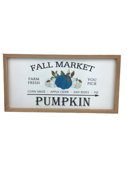 Fall Market Pumpkin Frame