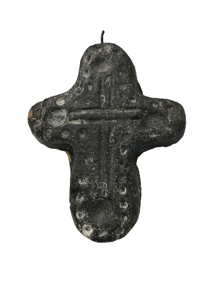 Large Rosary Beads - Charcoal