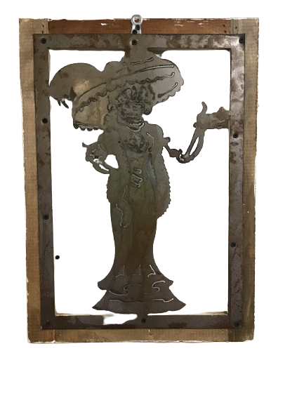 Sugar Skull Skeleton Metal In Wood Frame Teal Dress