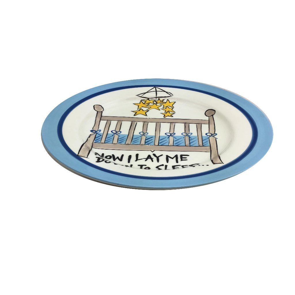 Now I Lay Me Down To Sleep Ceramic Crib Plate 2 Styles Magnolia Lane
