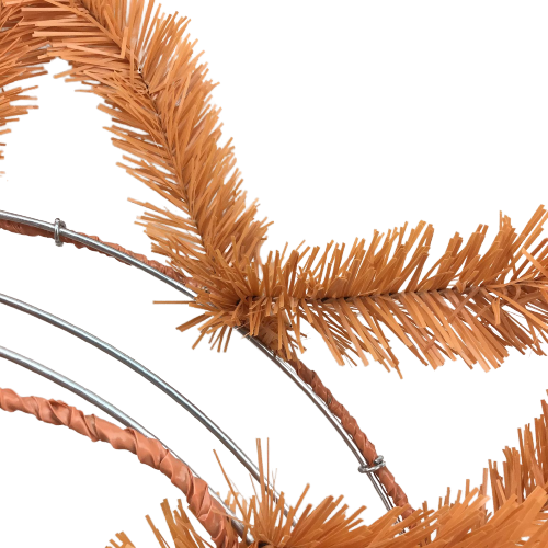 24 Inch Soft Orange Pine Work Wreath