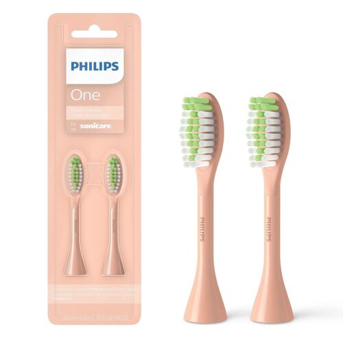 Philips One Champagne Pink Brush Heads By Sonicare