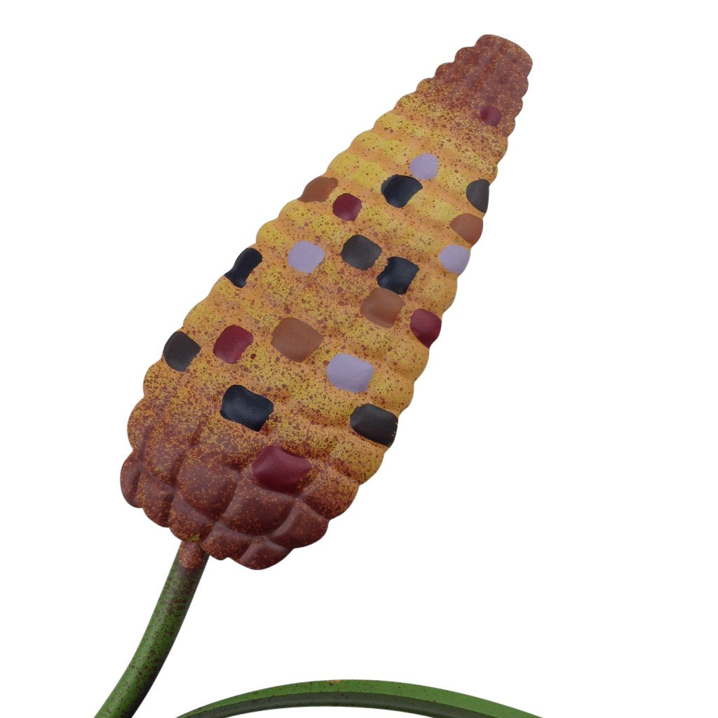 Single Metal Indian Corn Yard Stake