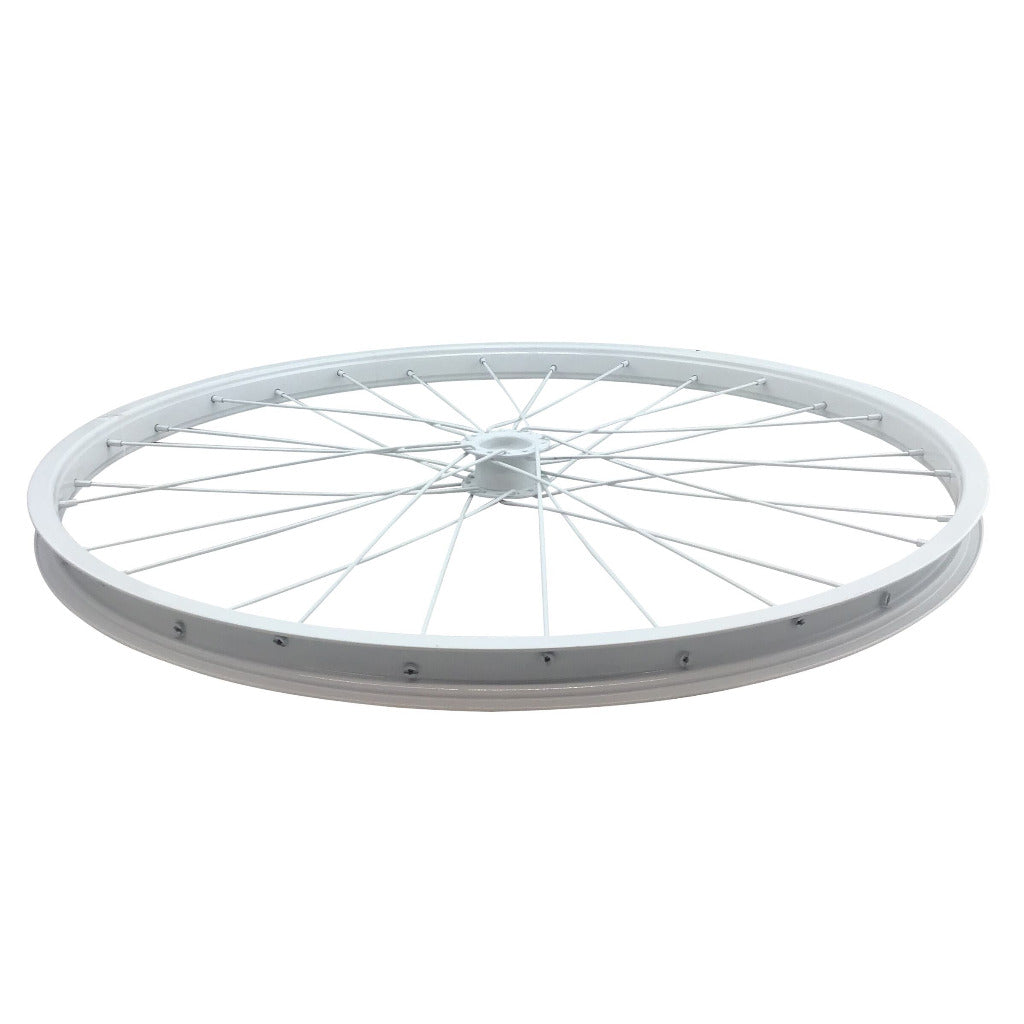 20 Inch White Decorative Bicycle Rim