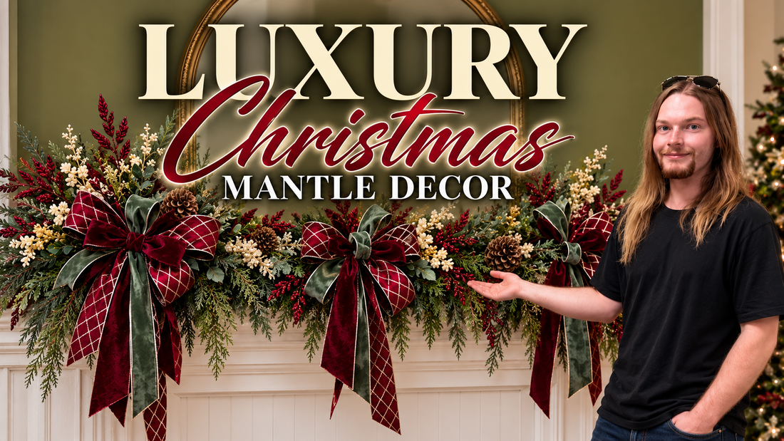 Luxury Christmas Mantle Decor with Blaide