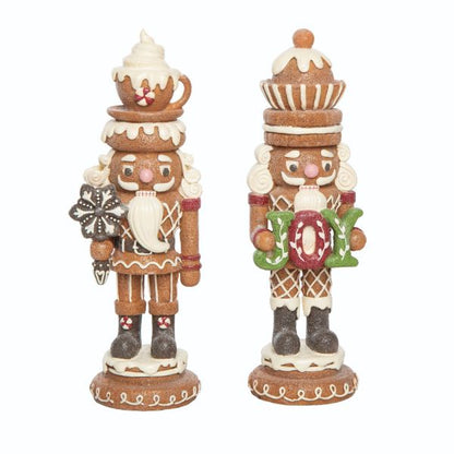 Resin Candy Gingerbread Nutcracker Decor Two Styles