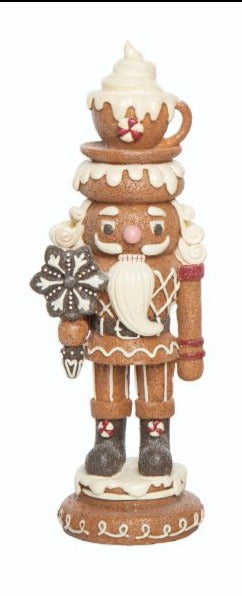 Resin Candy Gingerbread Nutcracker Decor Two Styles