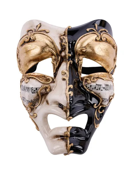 8.25 Inch Madri Gras Tragedy Mask