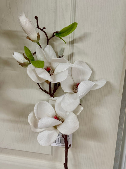24 Inch Cream Magnolia Spray