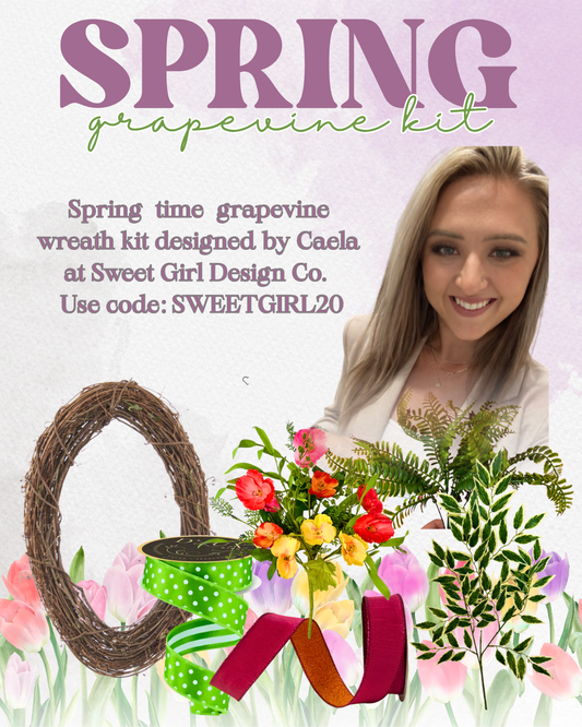 Spring Grapevine Kit By Sweet Girl Design Co