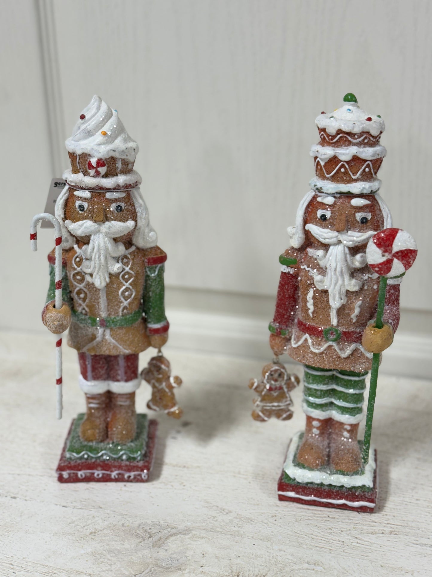 10 Inch Candy Gingerbread Resin Nutcracker Two Styles