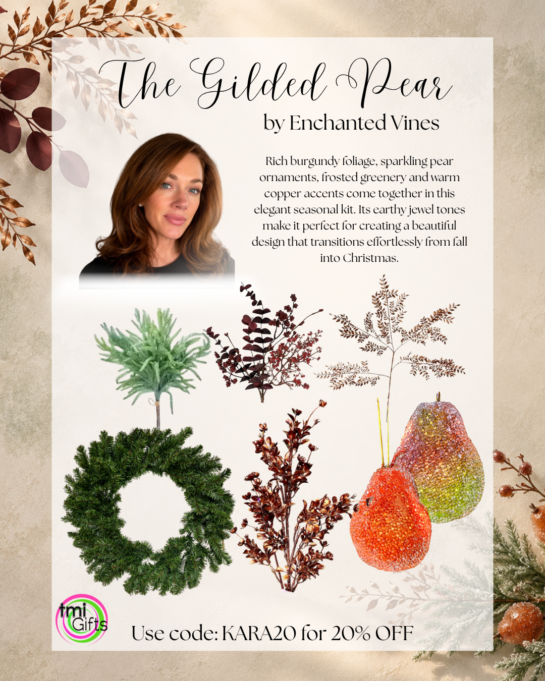The Gilded Pear By Enchanted Vines