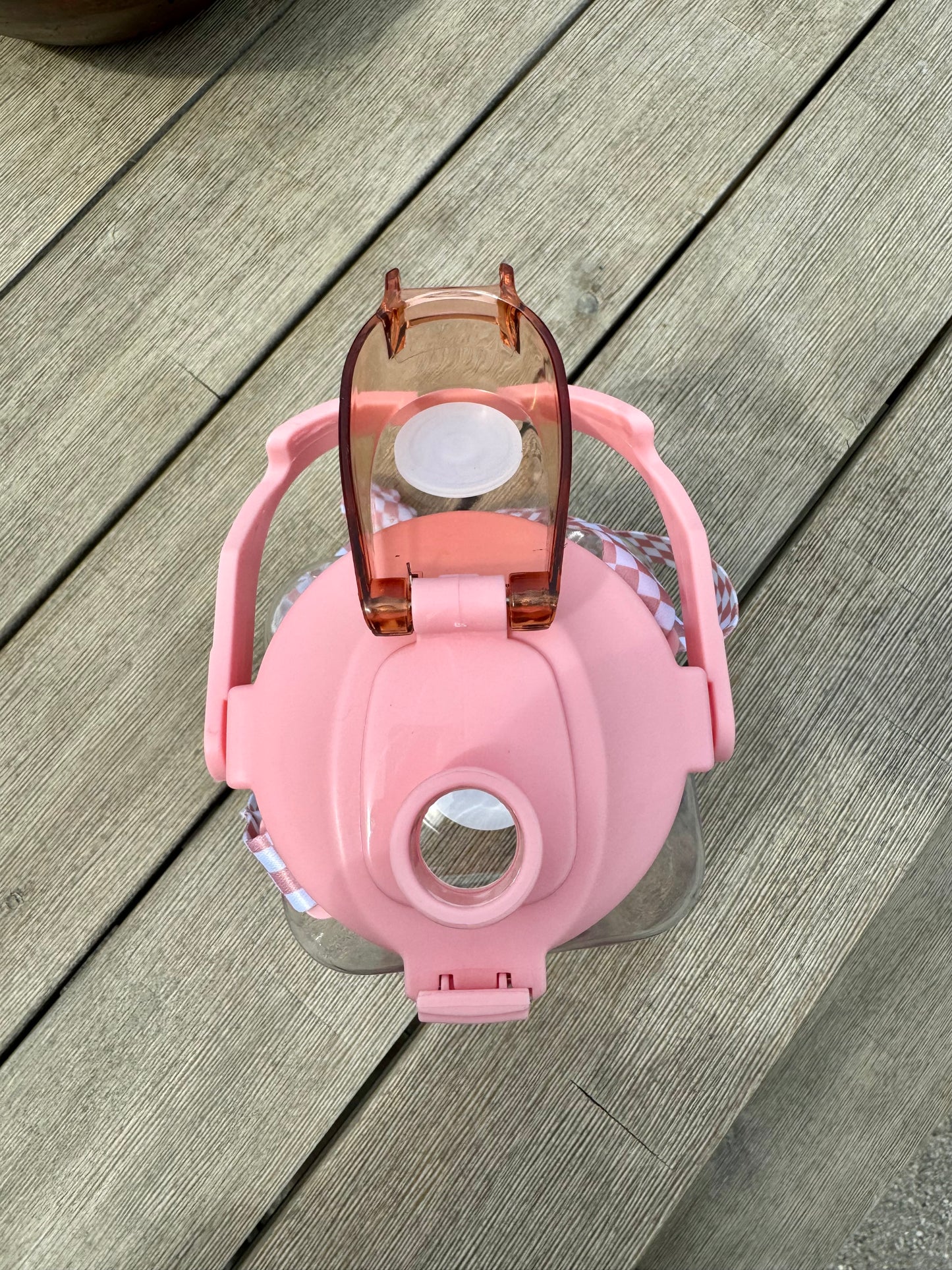 Brighter Days Ahead Coral Pink Water Bottle