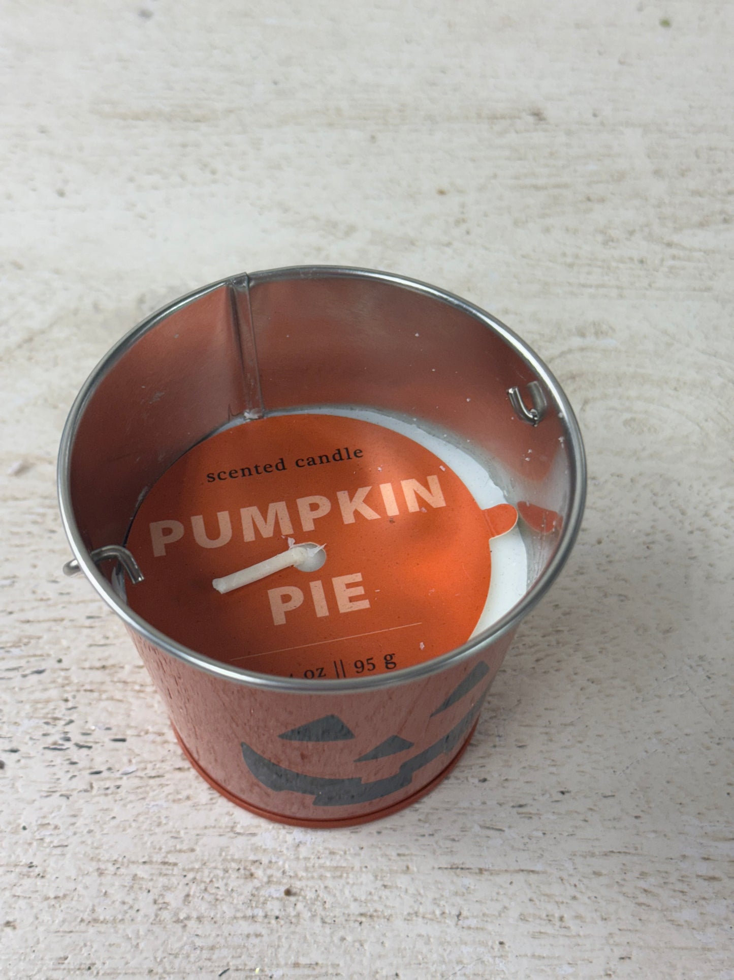 Pumpkin Pie Jack O Lantern Scented Candle