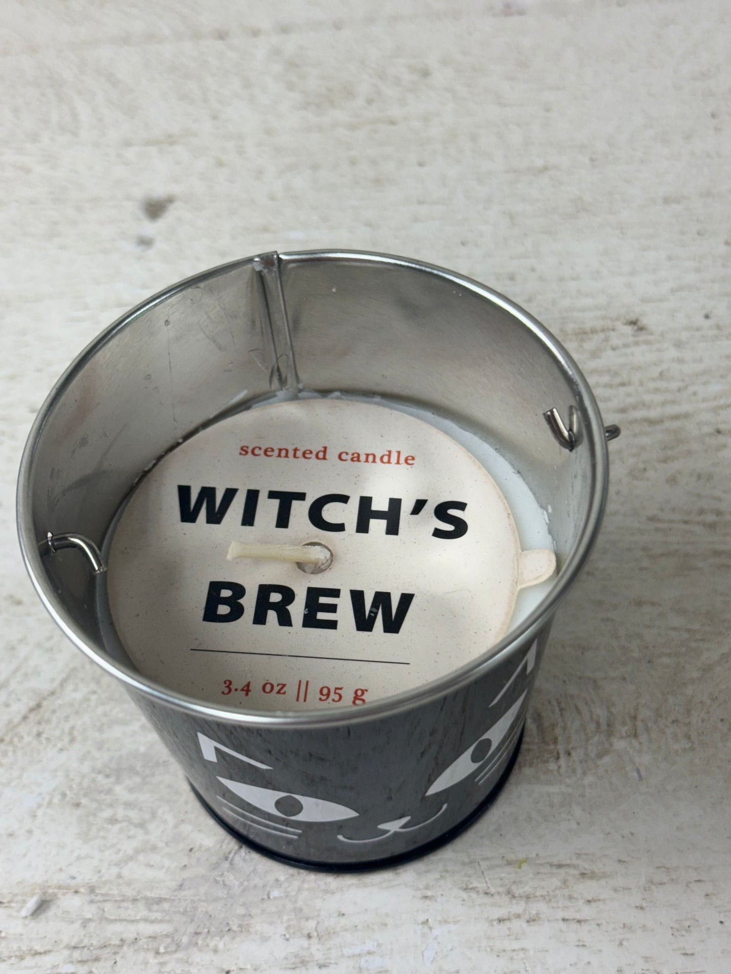 Witch's Brew Scented Candle With Cat Face