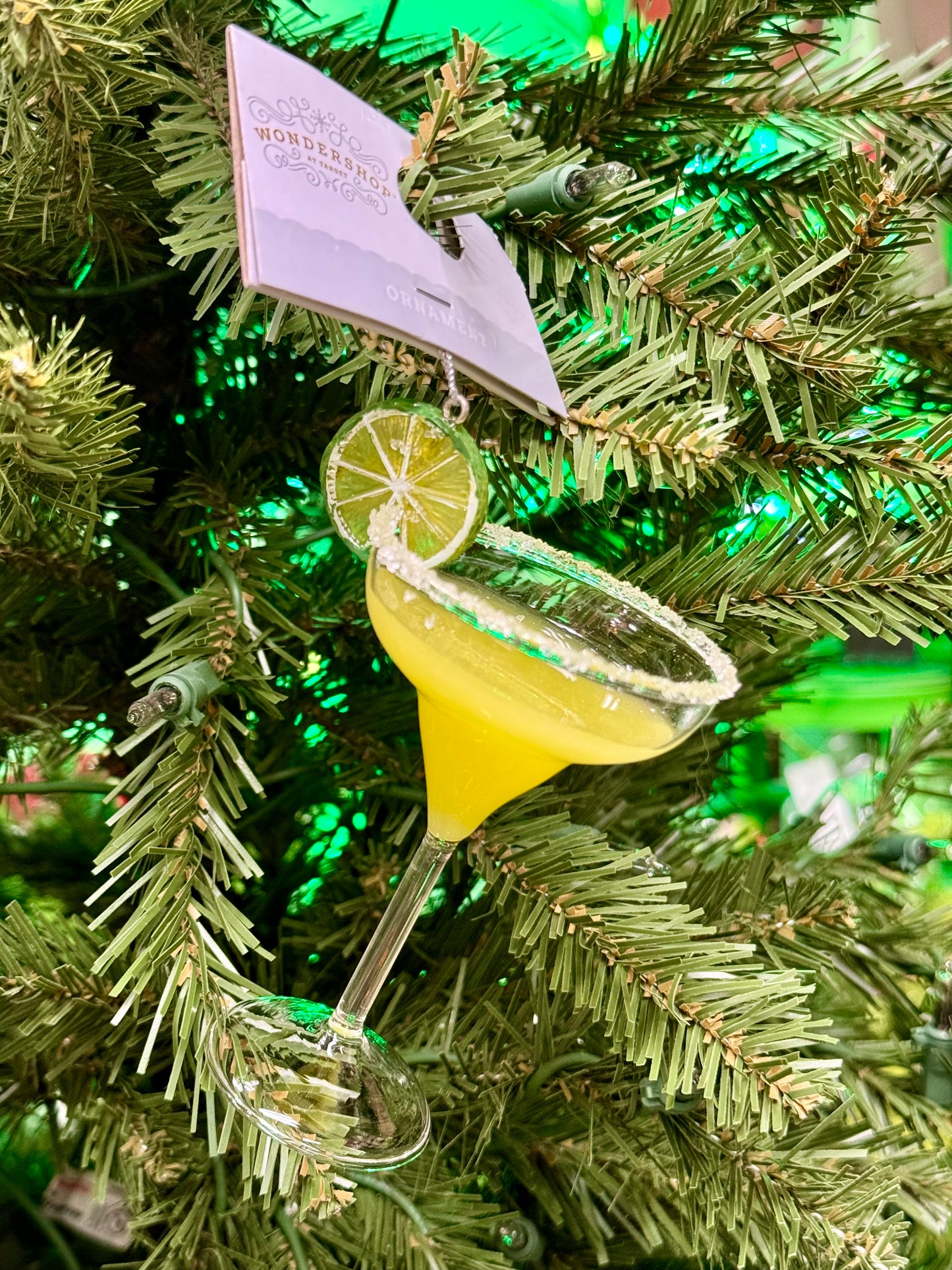 Wondershop Margarita Glass Ornament