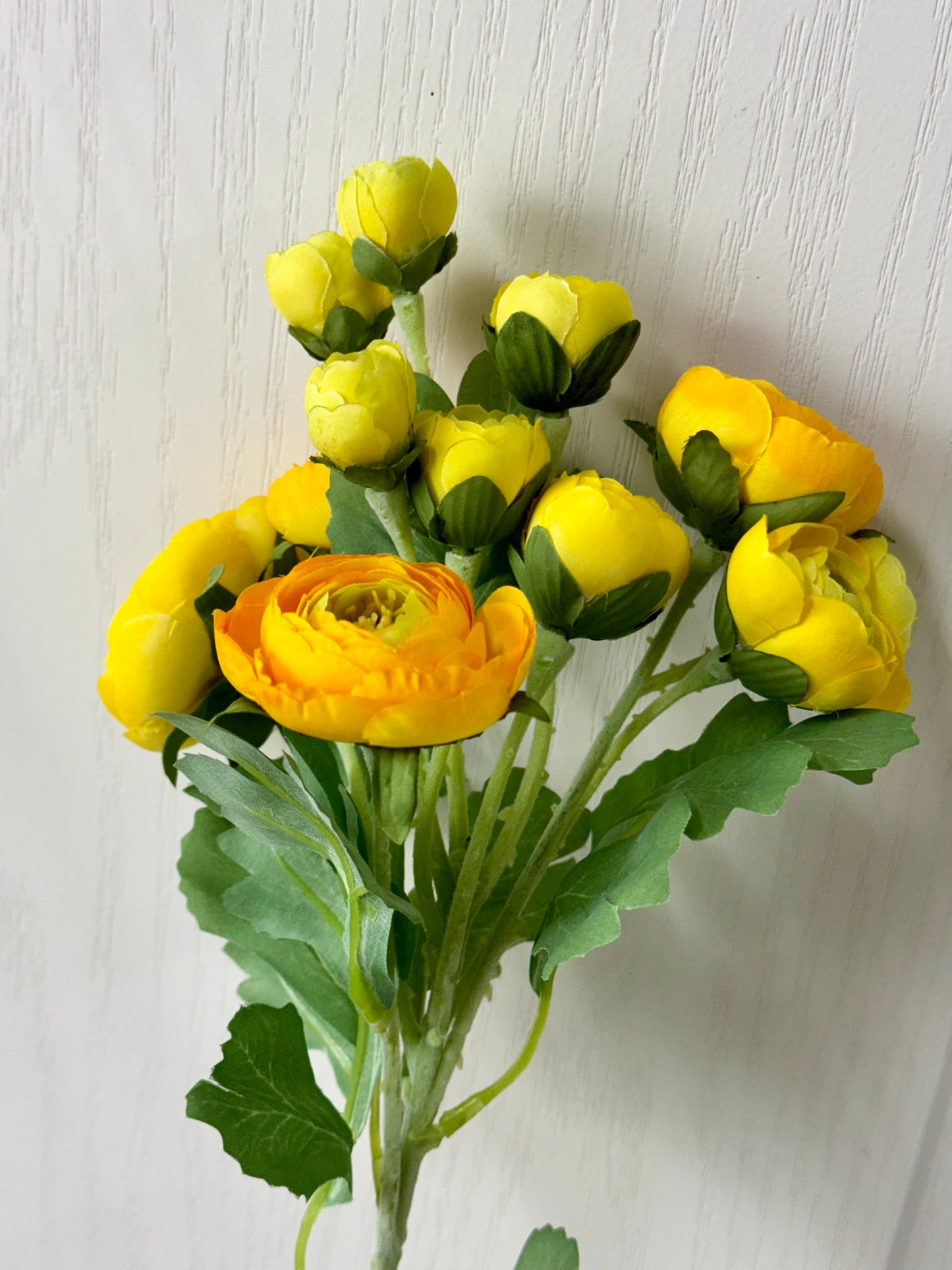 21.5 Inch Yellow Ranunculus Spray