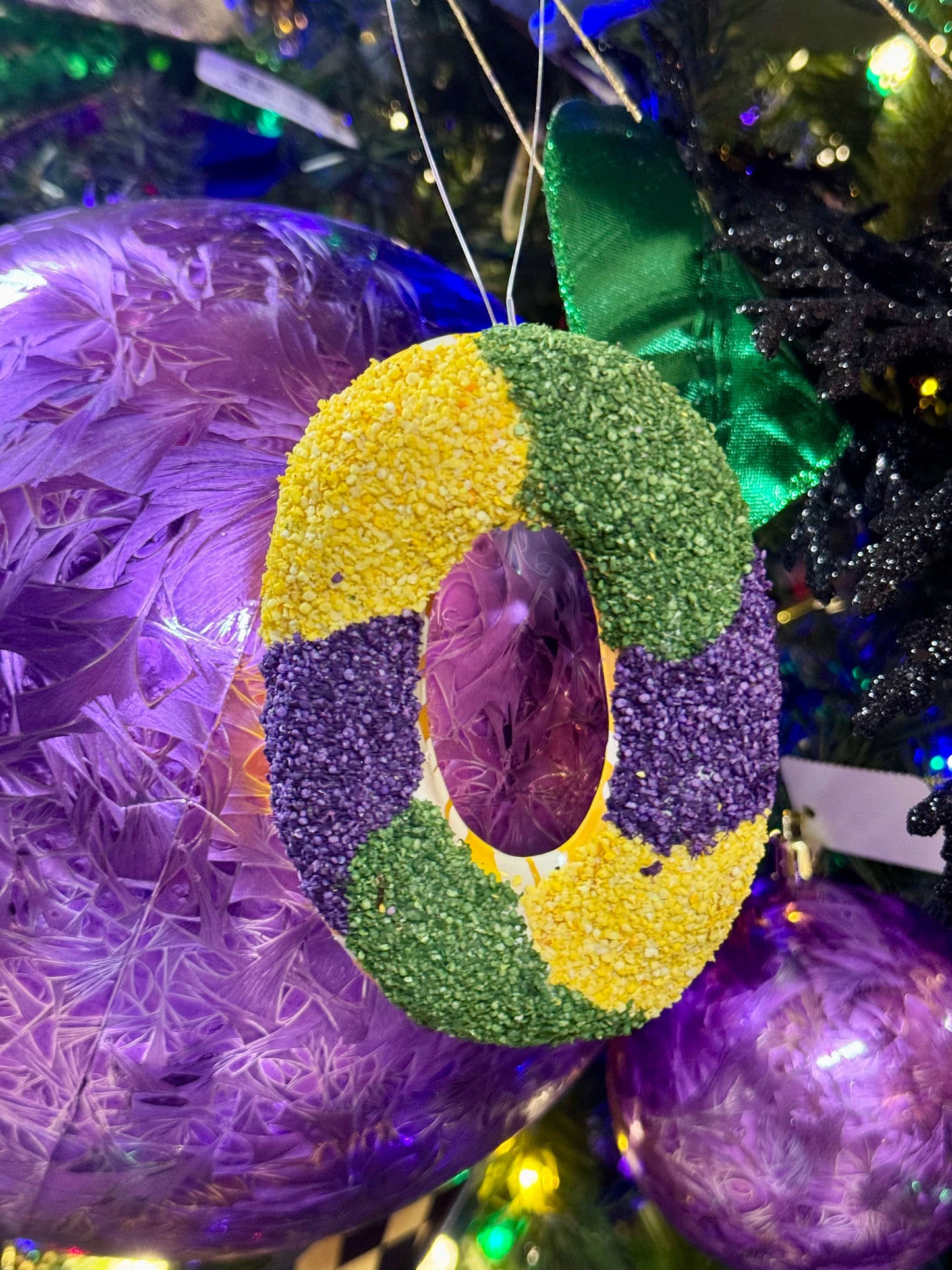 4.75 Inch Oval King Cake Ornament