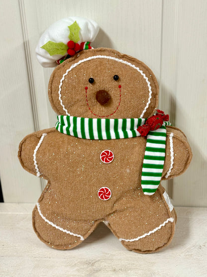 18 Inch Plush Holiday Gingerbread Man Two Styles