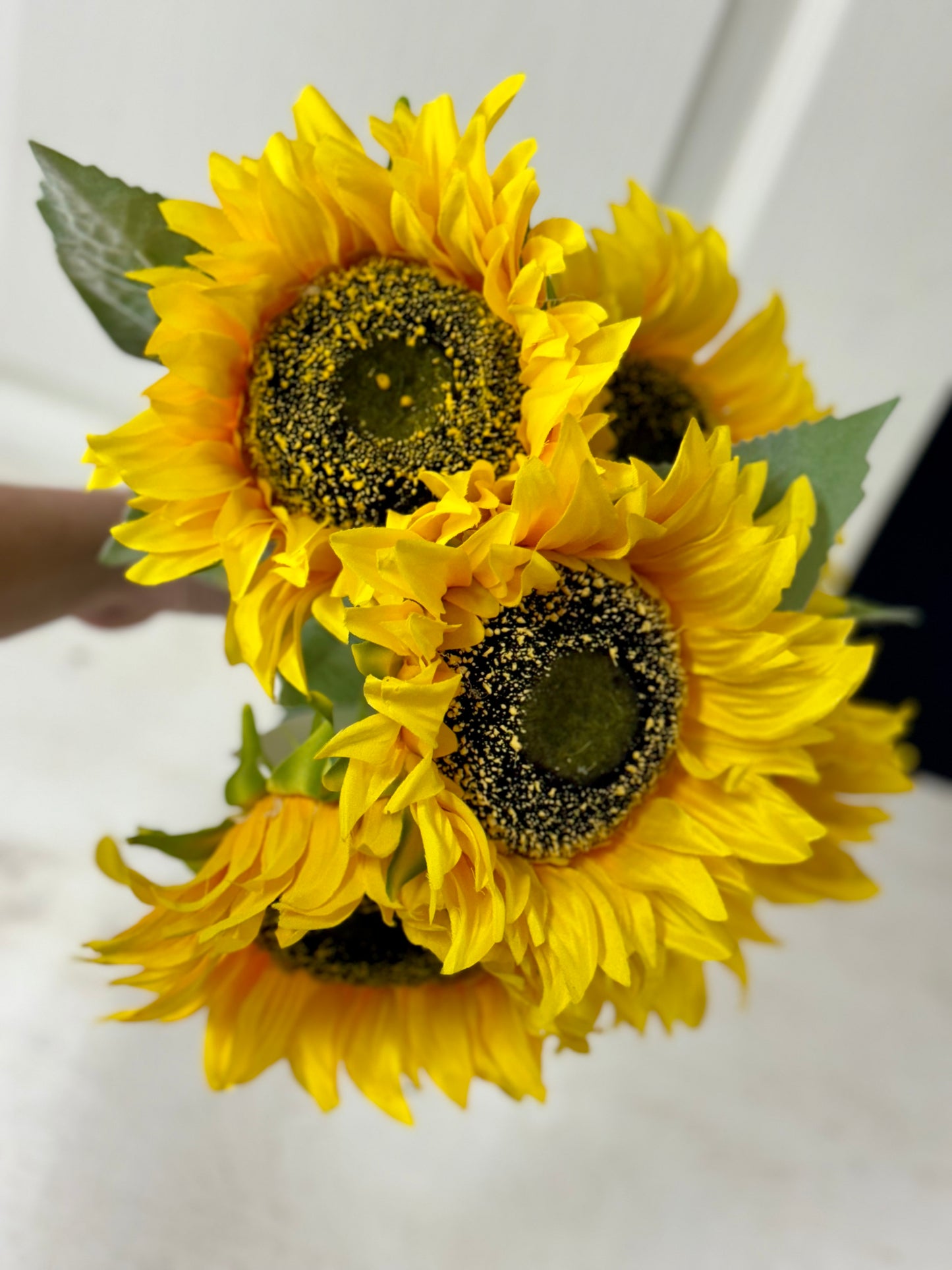 20 Inch Yellow Sunflower Floral Bush