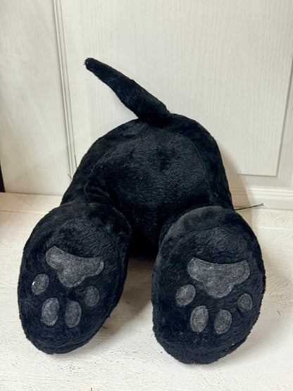 14 Inch Black Dog Butt Wreath Attachment