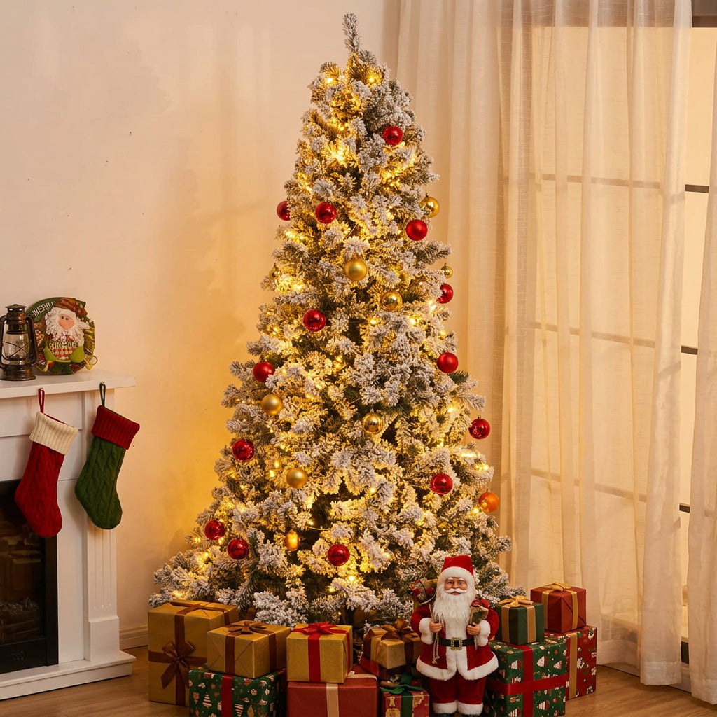 Wondershop 7.5 Foot Douglas Fir LED Pre-Lit Tree Open Box