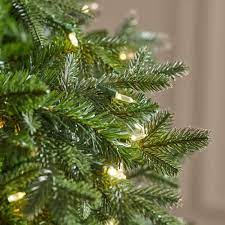 Home Accents 7.5ft Cedarburg Noble Fir LED Pre-Lit Christmas Tree Open Box (T6)