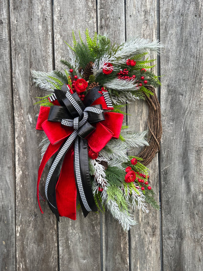 Frosted Elegance Grapevine Kit By Barrel Of Wreaths
