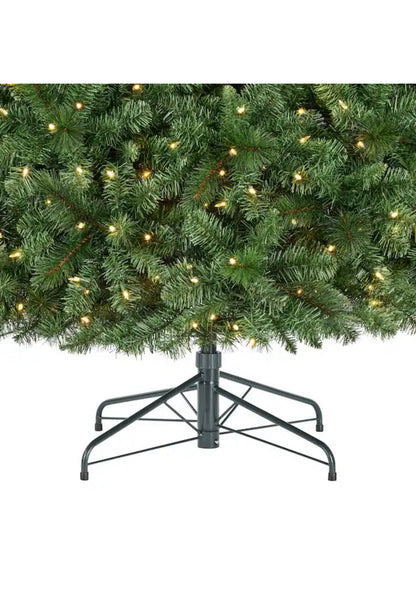 Home Accents Holiday 9 Foot Wesley Long Needle Pine LED Pre-Lit Tree Open Box