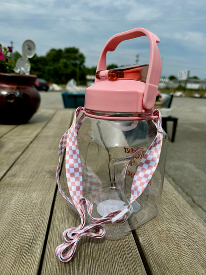 Brighter Days Ahead Coral Pink Water Bottle