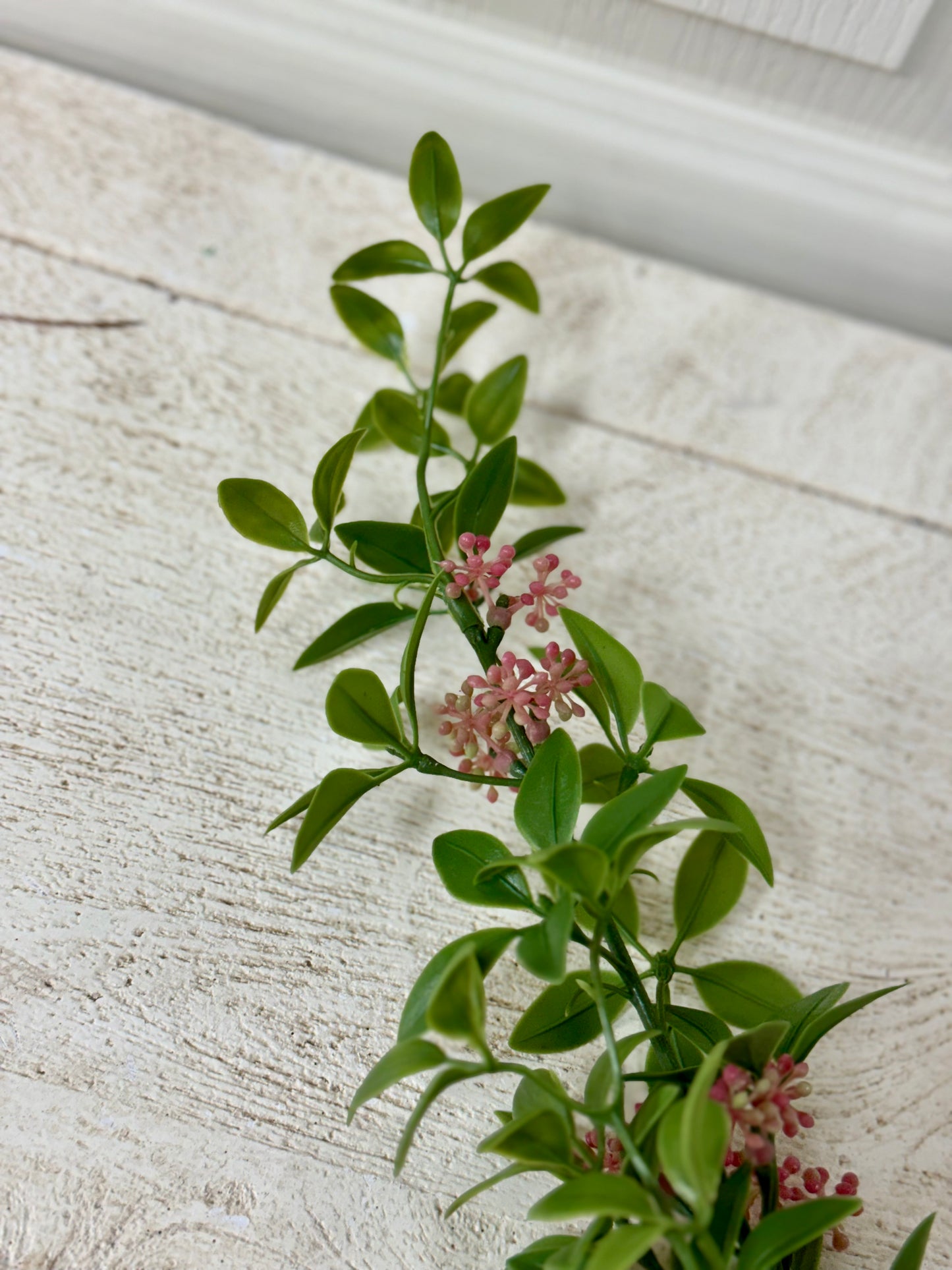 Threshold Pink Berries Green Leaf Stem