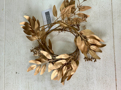 6ft Gold Garland Wreath