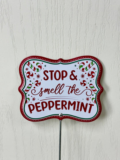 16 Inch Christmas Candy Sign Pick Three Styles