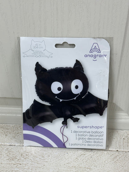 Supershape Black Bat Balloon